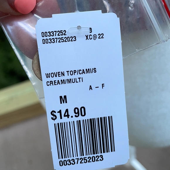 NWTS Forever 21 Multi color striped crop top - Picture 5 of 5